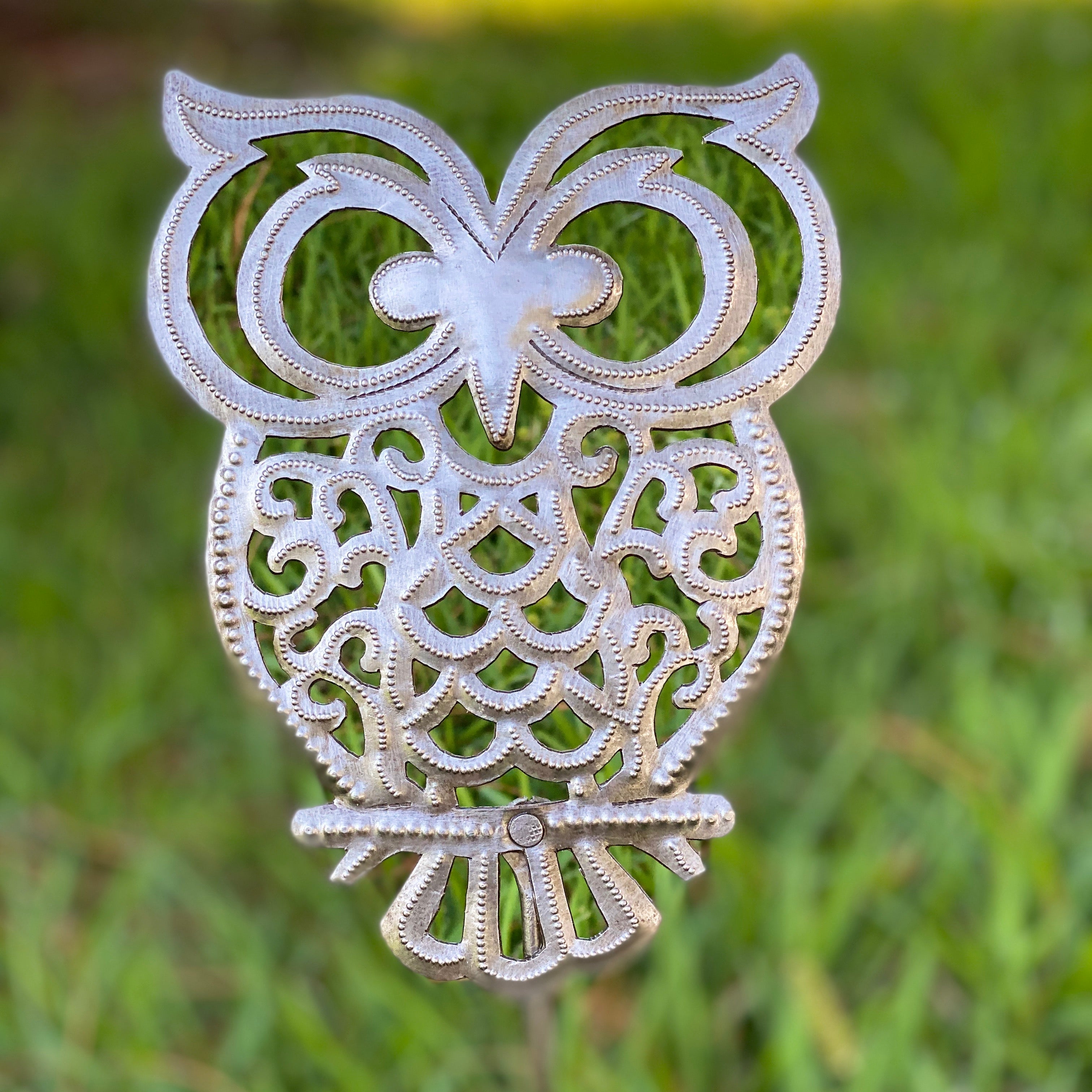 Steel Drum Garden Stake