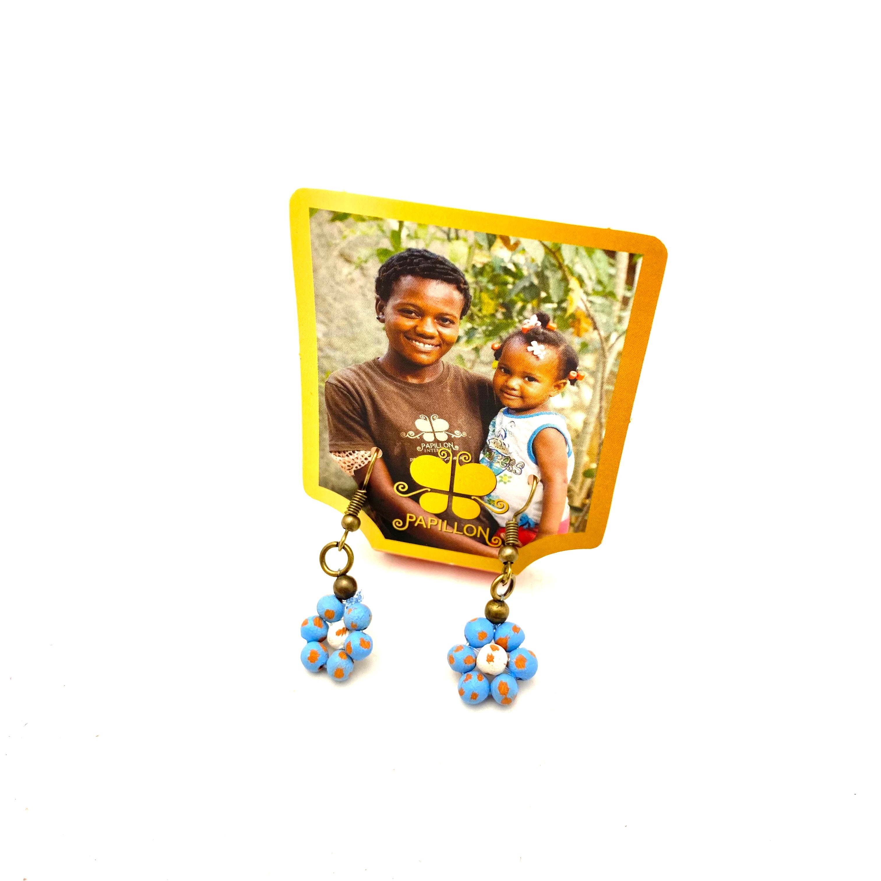 Ceramic Daisy Earring