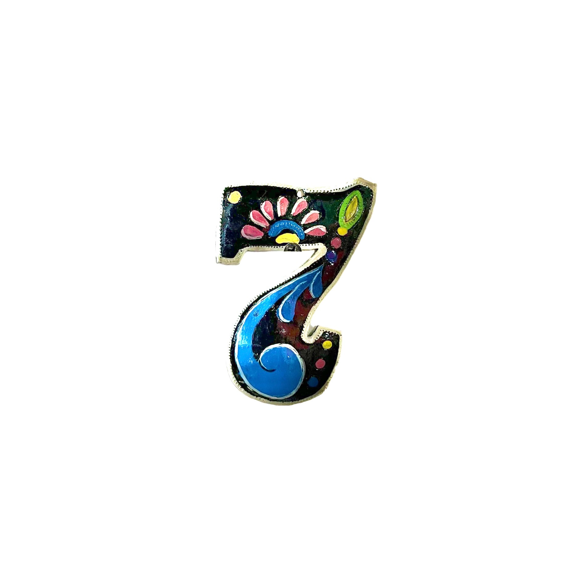 Painted Numbers - Black