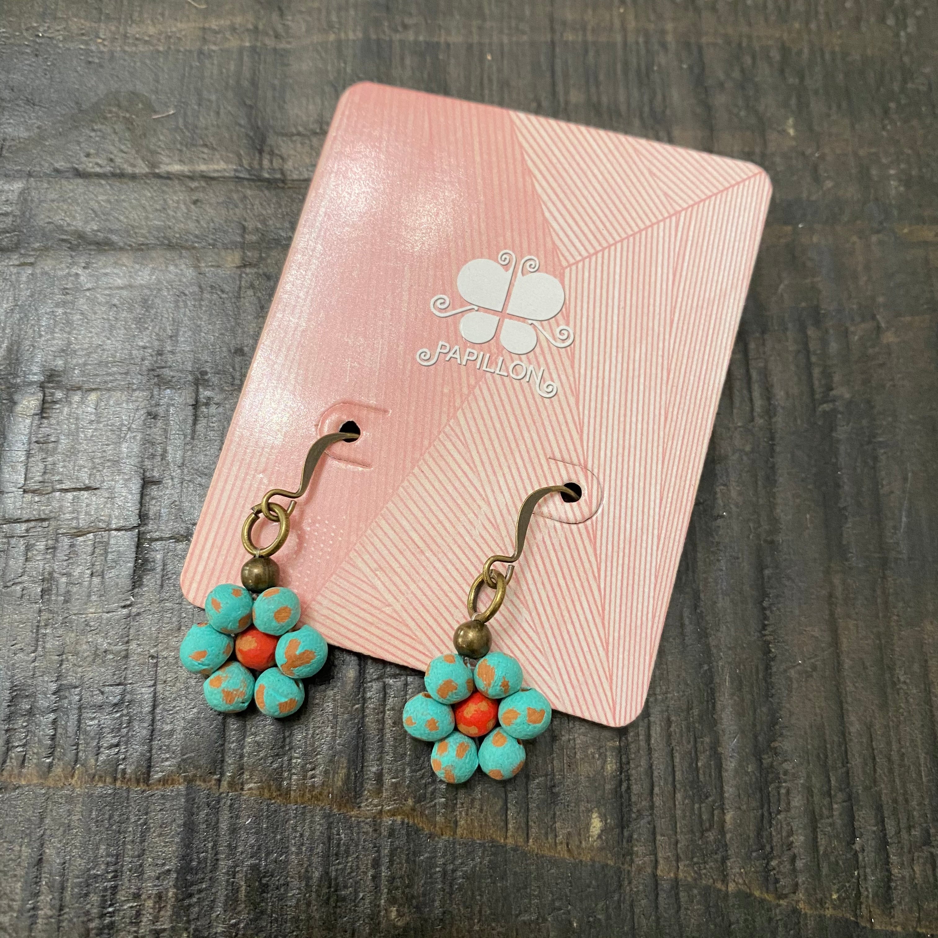 Ceramic Daisy Earring