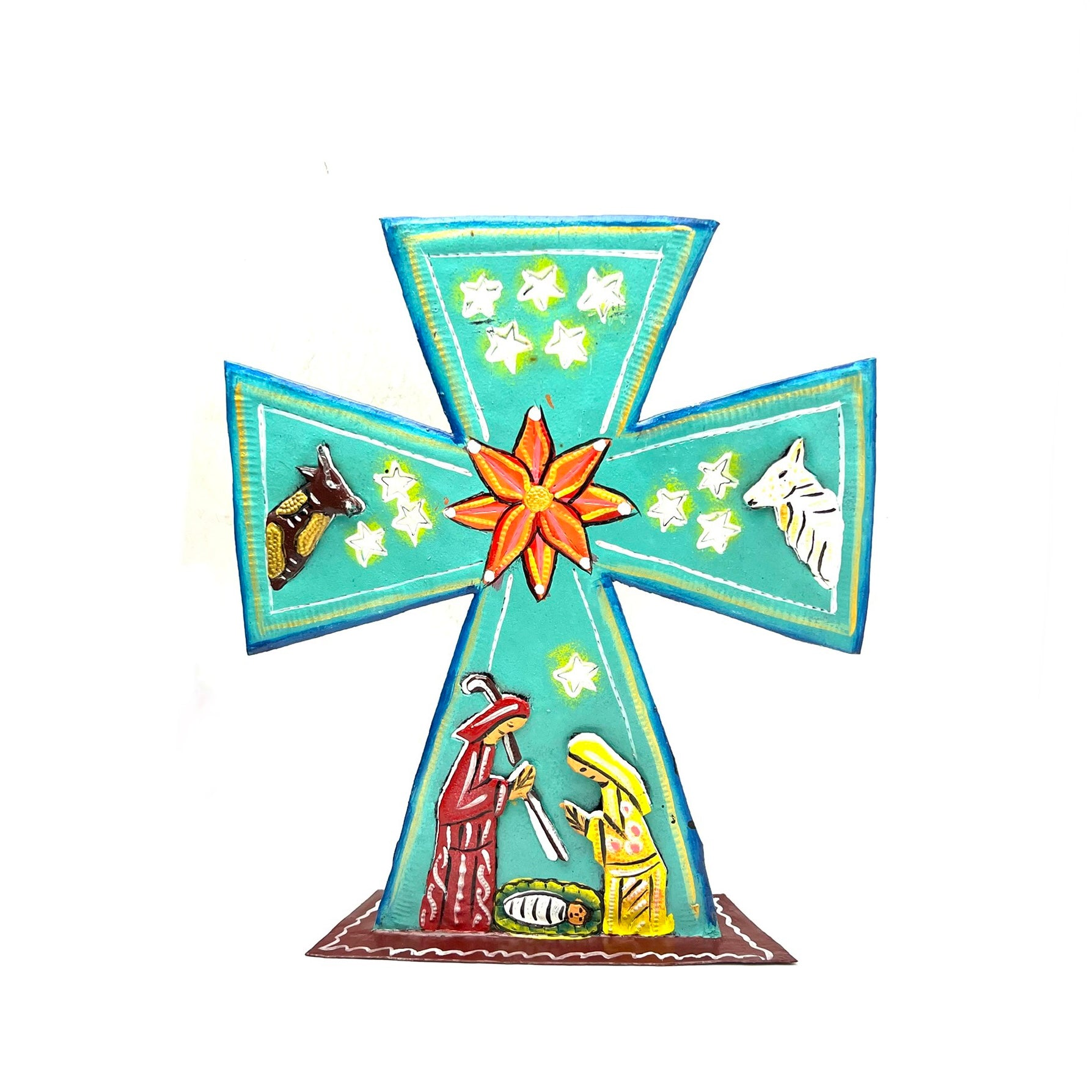Standing Nativity Cross
