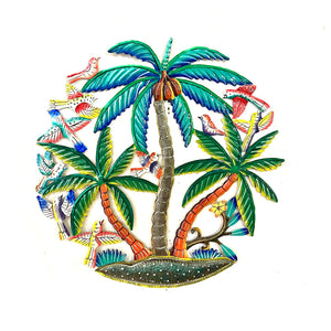Palm Trees and Birds