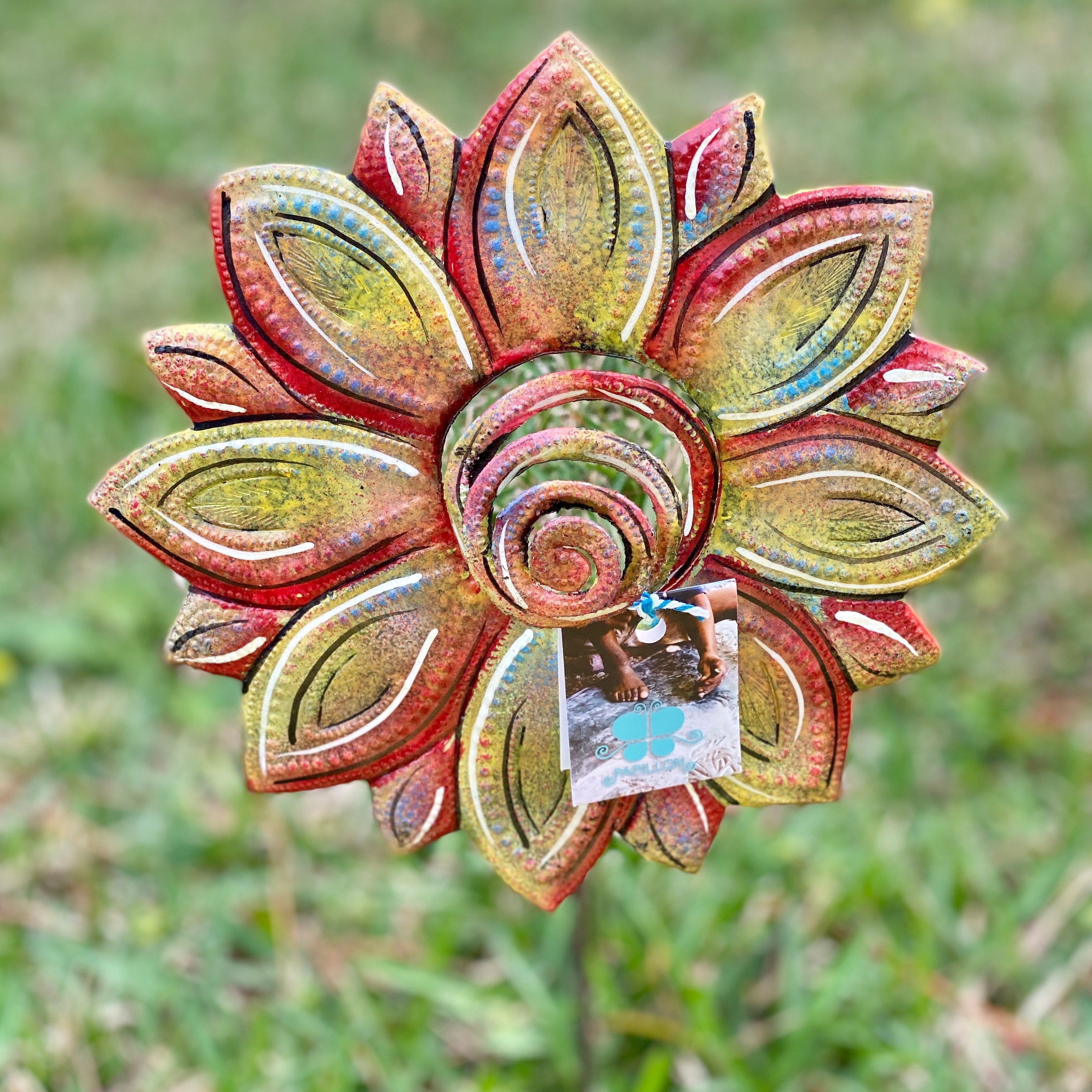 Floral Garden Stake